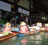 Bangkok Schwimmender Markt Damnoen Saduak