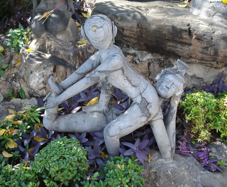 Wat Pho Skulptur Massage