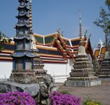 Wat Pho Tempelanlage Chedi